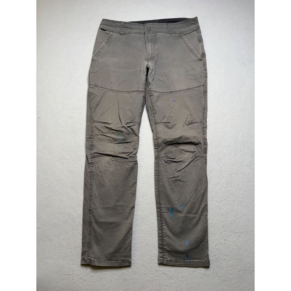 Kuhl Free Generatr Pants Mens 34x32 Workwear Hiking Canvas Distressed Stained